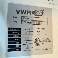 VWR MFV-20 -20C Freezer image 3